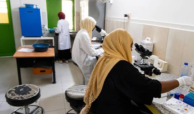 Medical Laboratory Workspace